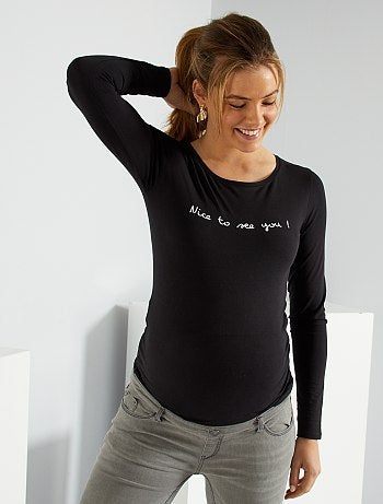 T-shirt de maternité éco-conçu