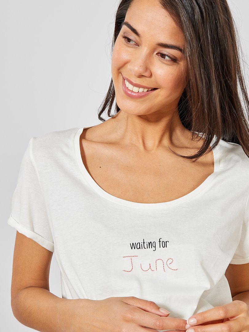 T-shirt de maternité juin - Kiabi