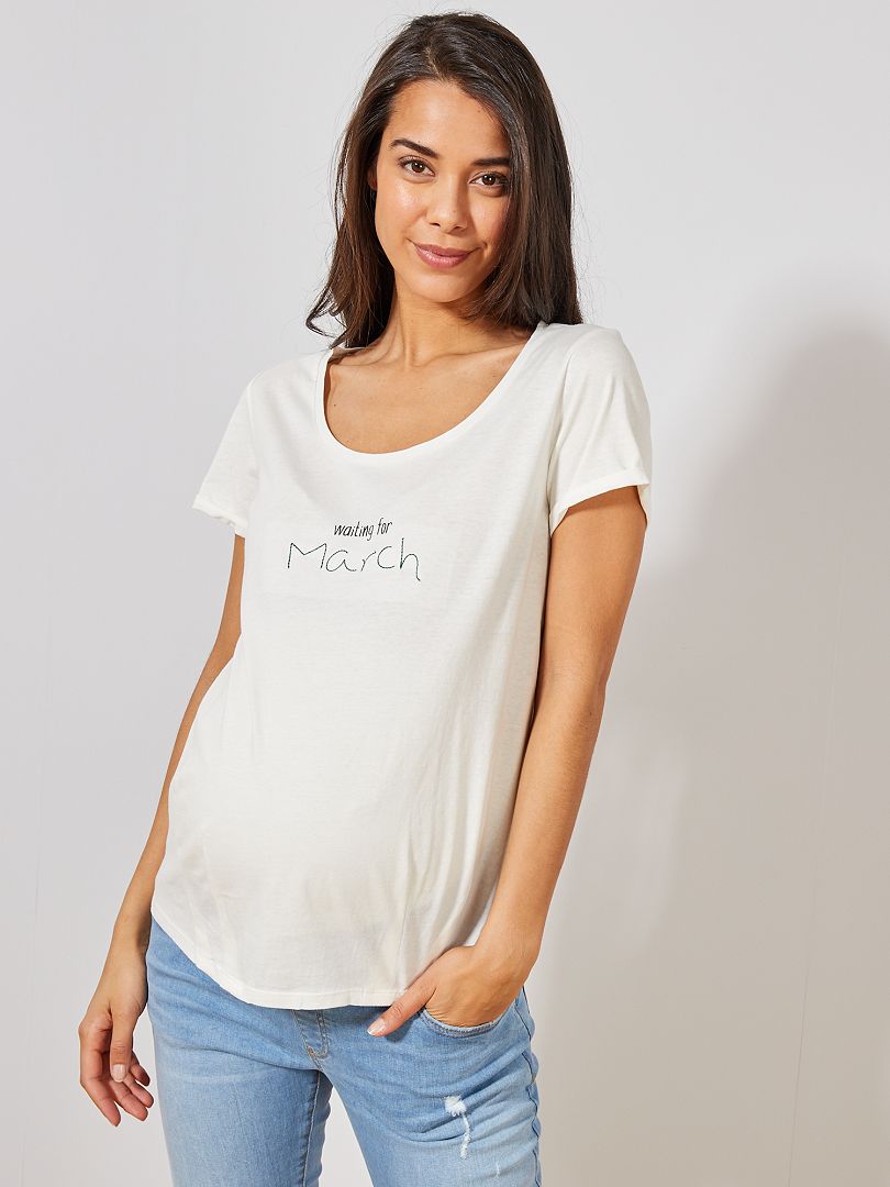 T-shirt de maternité mars - Kiabi