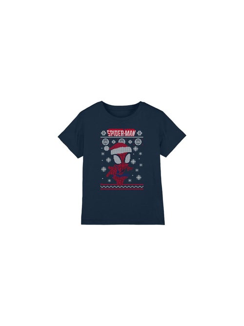 T-shirt de noël - homme araignée - Kiabi