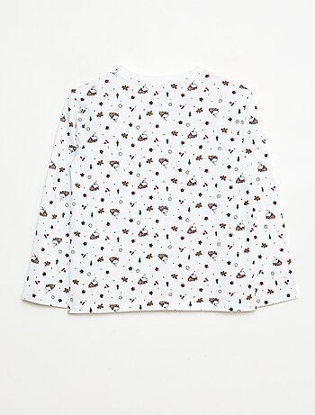 T-shirt de Noël à manches longues