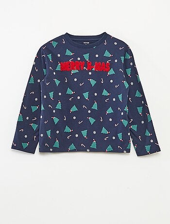 T-shirt de Noël à manches longues