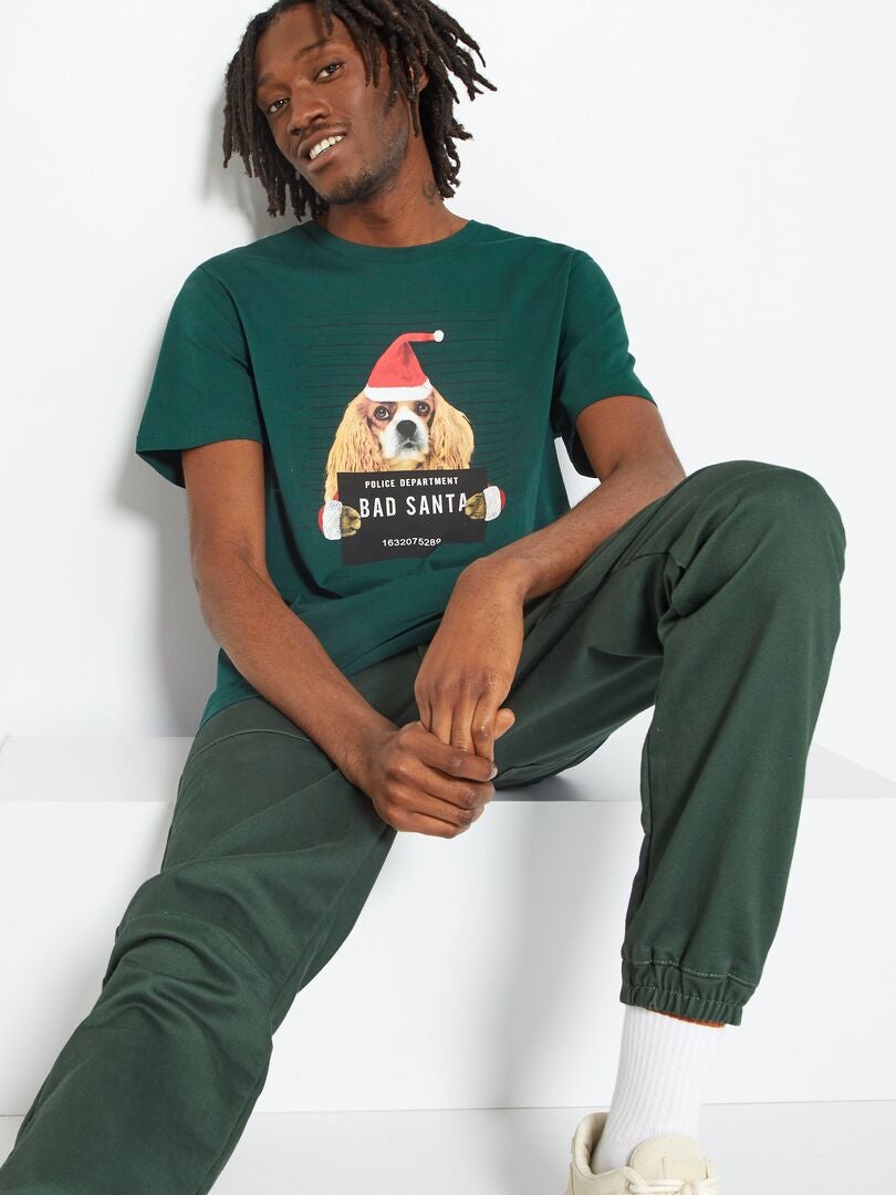 Tee shirt best sale de noel kiabi