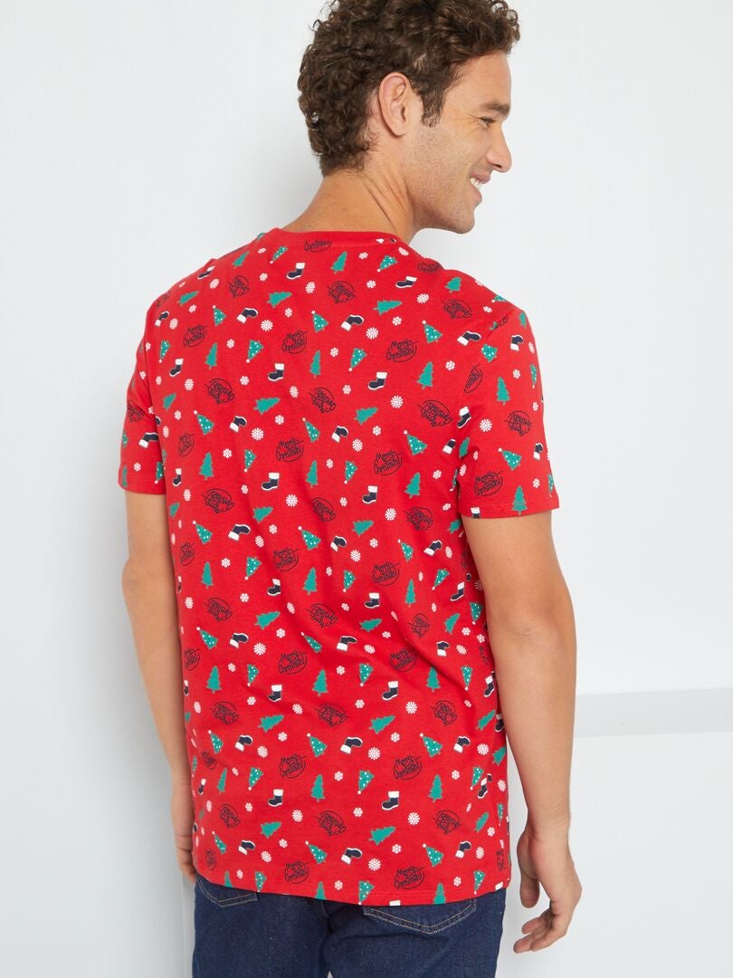 T-shirt De Noël Coca-Cola Homme Bleu - Taille S, état Excellent, Rétro