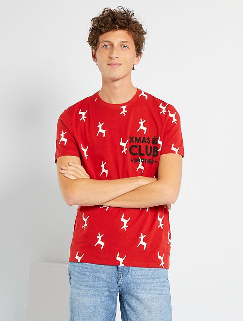 T-shirt de Noël + sac                                                                 rouge 
