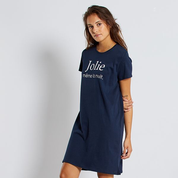 big tee shirt nuit femme