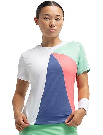 T-shirt de padel manches courtes femme padel femme pesaro erit