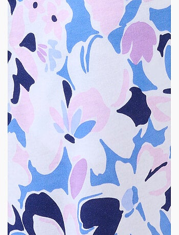 T-shirt de pyjama col tunisien en pur coton - Damart