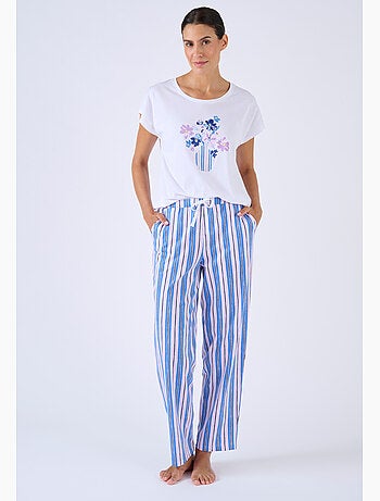T-shirt de pyjama en pur coton - Damart
