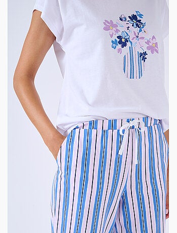 T-shirt de pyjama en pur coton - Damart