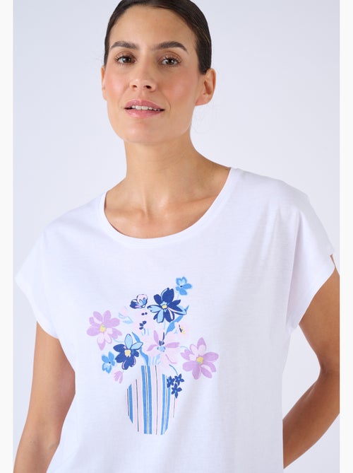 T-shirt de pyjama en pur coton - Damart - Kiabi T-shirt de pyjama en pur coton - Damart - Kiabi