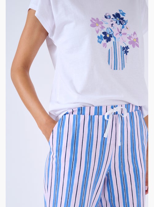 T-shirt de pyjama en pur coton - Damart - Kiabi T-shirt de pyjama en pur coton - Damart - Kiabi