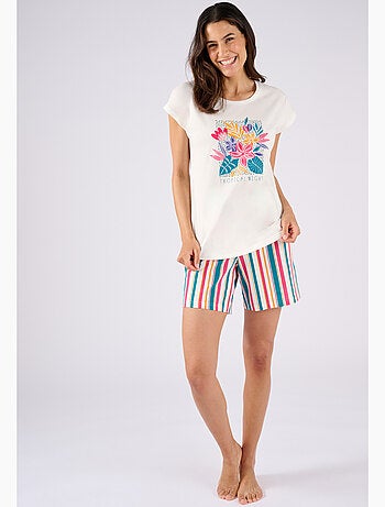 T-shirt de pyjama en pur coton - Damart