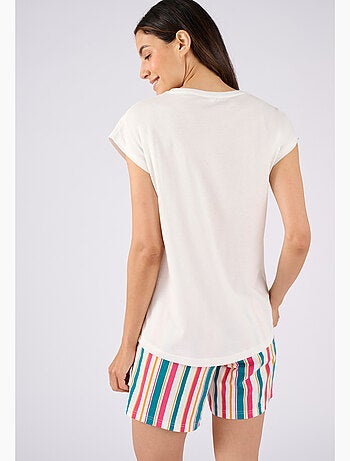 T-shirt de pyjama en pur coton - Damart