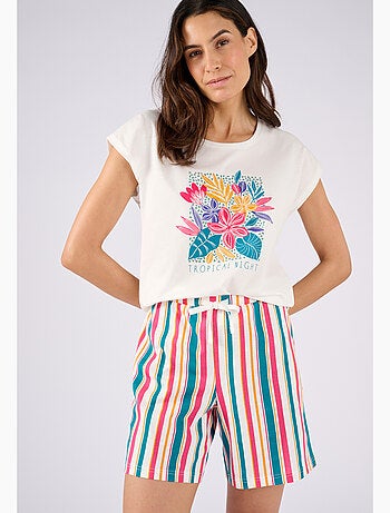 T-shirt de pyjama en pur coton - Damart