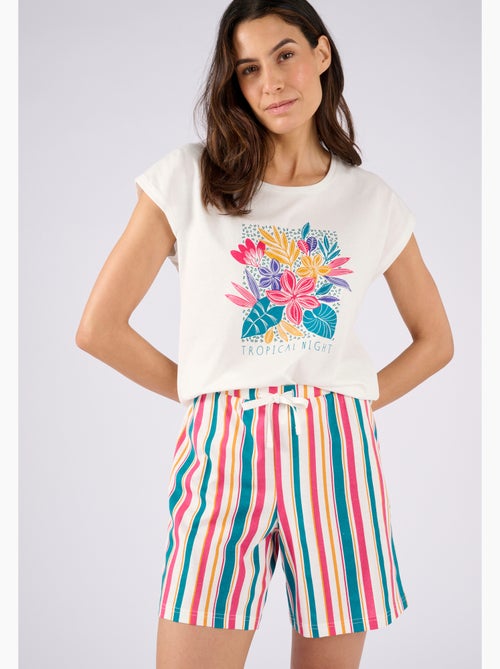 T-shirt de pyjama en pur coton - Damart - Kiabi