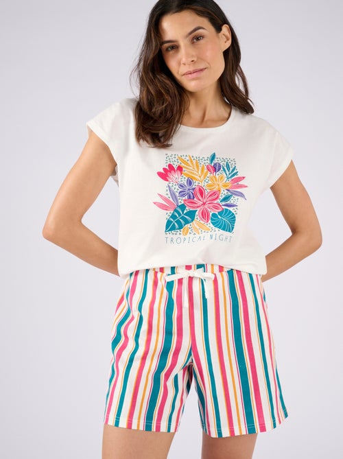 T-shirt de pyjama en pur coton - Damart - Kiabi