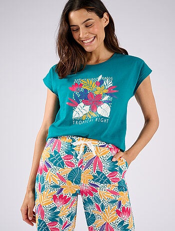 T-shirt de pyjama en pur coton - Damart