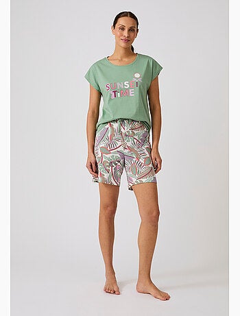 T-shirt de pyjama en pur coton - Damart