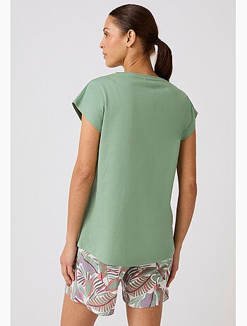 T-shirt de pyjama en pur coton - Damart