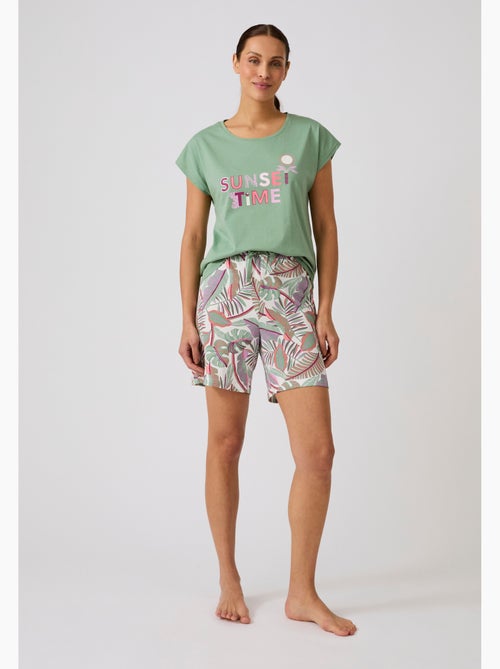 T-shirt de pyjama en pur coton - Damart - Kiabi T-shirt de pyjama en pur coton - Damart - Kiabi
