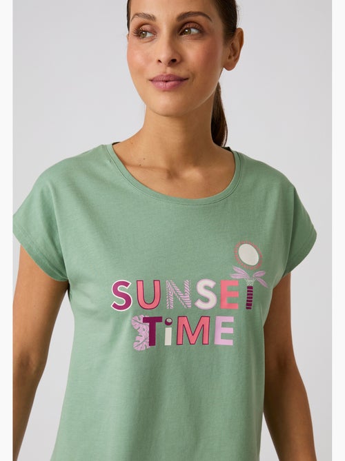 T-shirt de pyjama en pur coton - Damart - Kiabi T-shirt de pyjama en pur coton - Damart - Kiabi