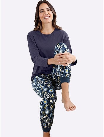 T-shirt de pyjama jersey fin - taille standard - moda vilona