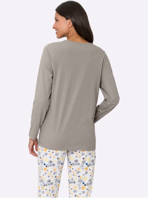 T-shirt de pyjama jersey fin - taille standard - moda vilona - Kiabi T-shirt de pyjama jersey fin - taille standard - moda vilona - Kiabi