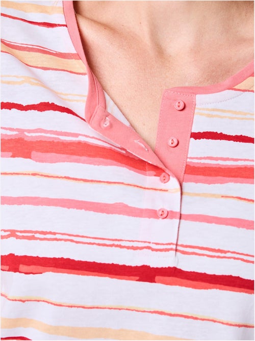 T-shirt de pyjama jersey fin - taille standard - witt - Kiabi