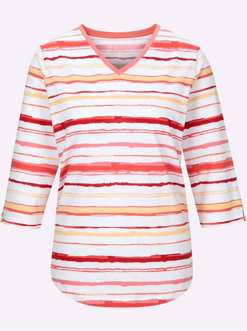 T-shirt de pyjama jersey fin - taille standard - witt Rose - Kiabi