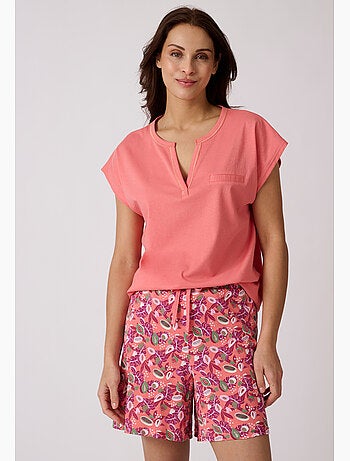 T-shirt de pyjama pur coton - damart