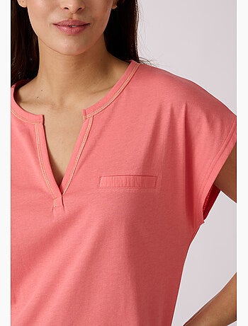 T-shirt de pyjama pur coton - damart