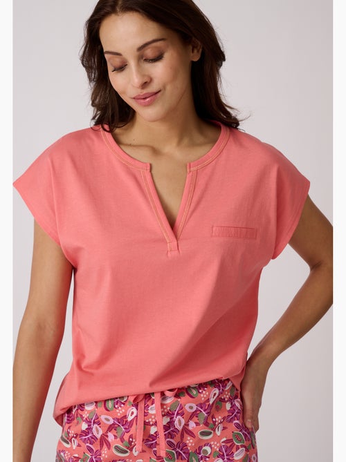 T-shirt de pyjama pur coton - damart - Kiabi