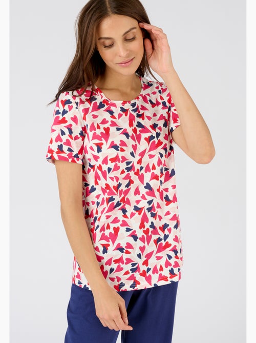 T-shirt de pyjama pur coton peigné - Damart - Kiabi