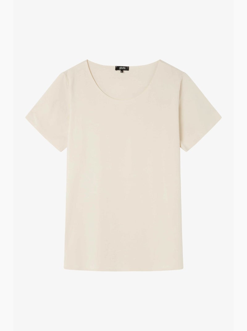 T-shirt de sport à manches courtes Beige - Kiabi