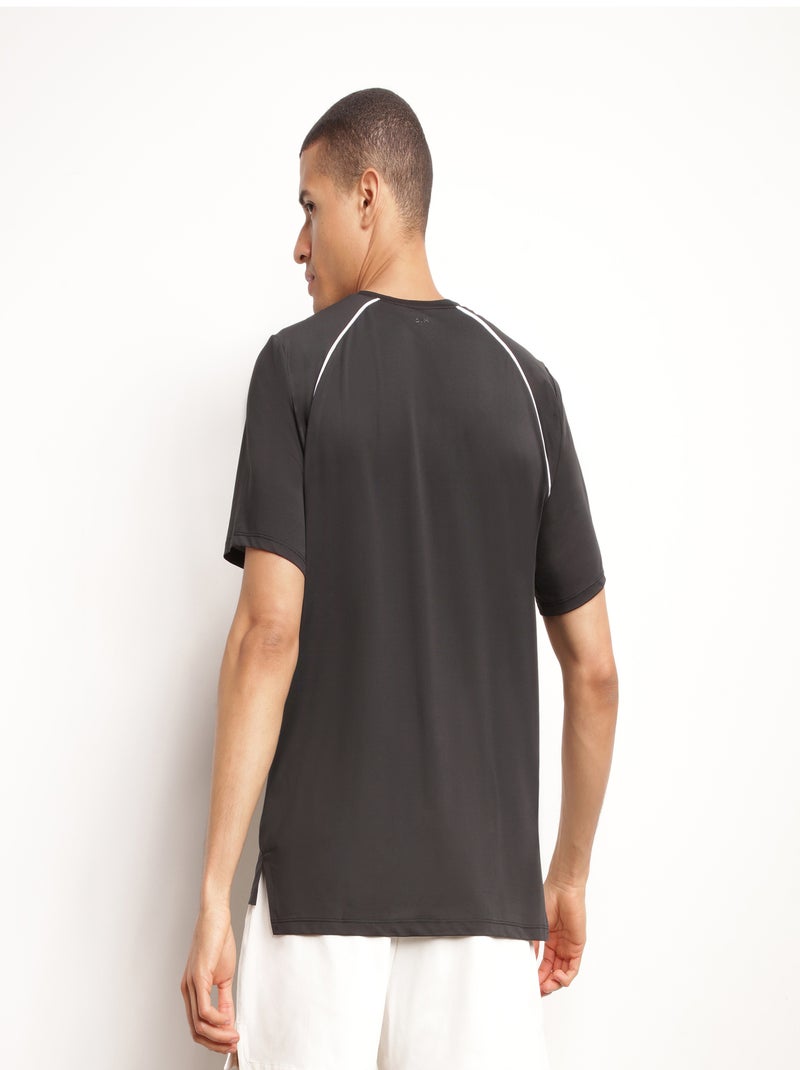 T-Shirt de Sport Col Rond Dim Move Noir - Kiabi