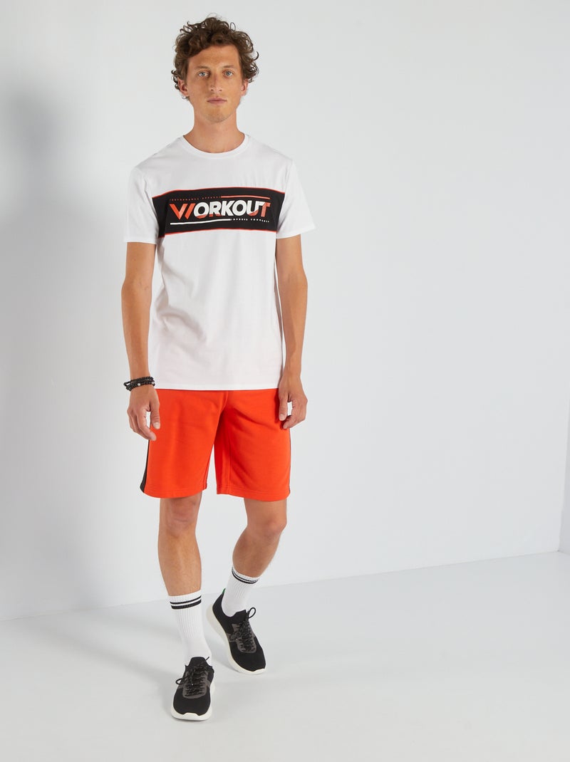 T-shirt de sport en jersey Blanc - Kiabi