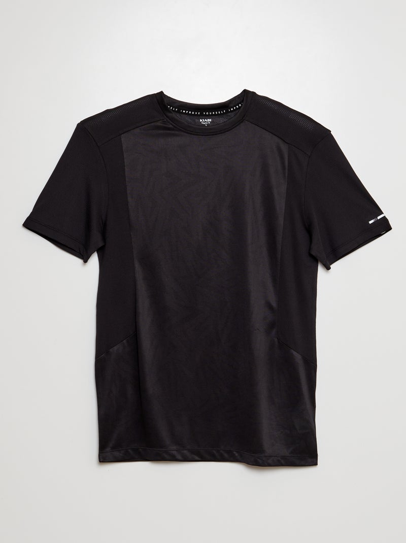 T-shirt de sport en microfibre Bleu - Kiabi
