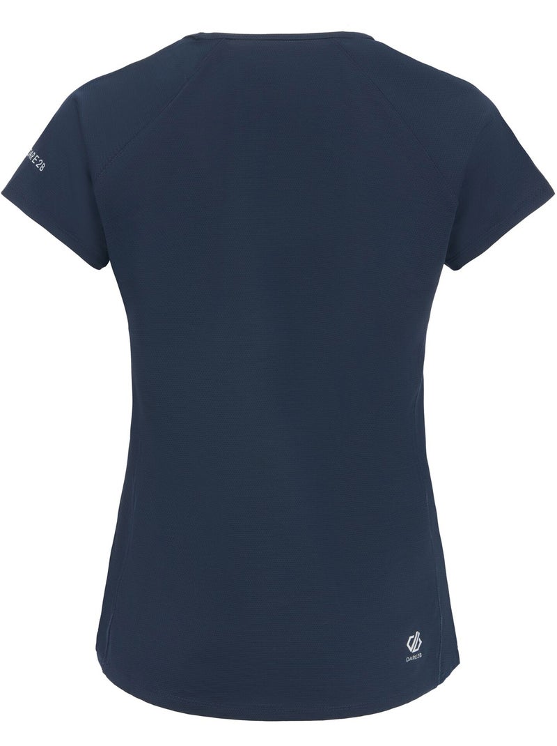T-shirt de sport manches courtes corral - dare 2b Bleu marine - Kiabi