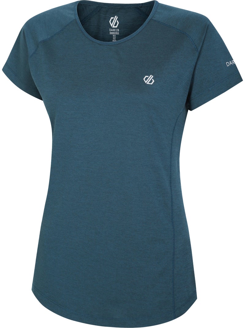 T-shirt de sport manches courtes corral - dare 2b Bleu nuit - Kiabi