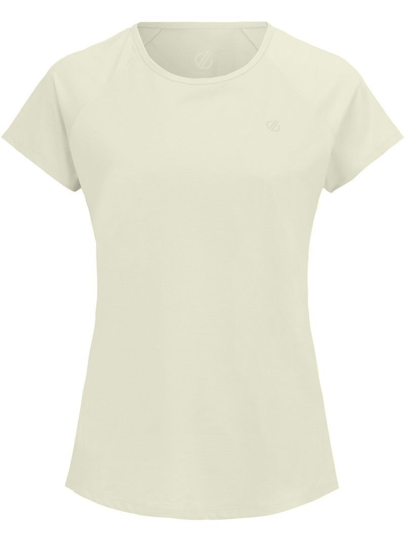 T-shirt de sport manches courtes corral - dare 2b Crème - Kiabi