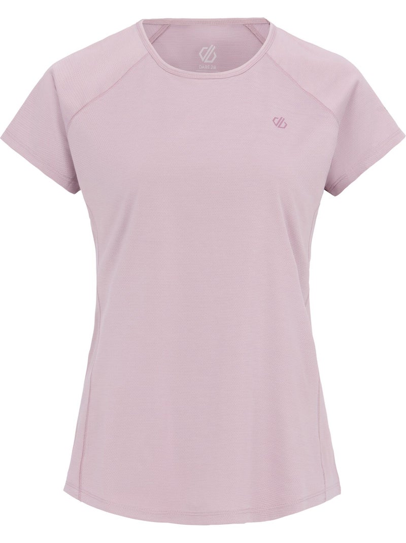 T-shirt de sport manches courtes corral - dare 2b Rose clair - Kiabi