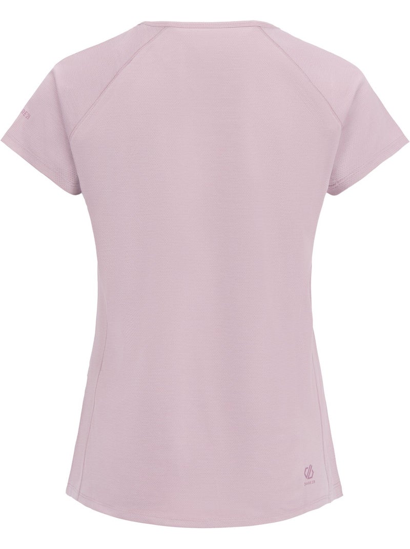 T-shirt de sport manches courtes corral - dare 2b Rose clair - Kiabi