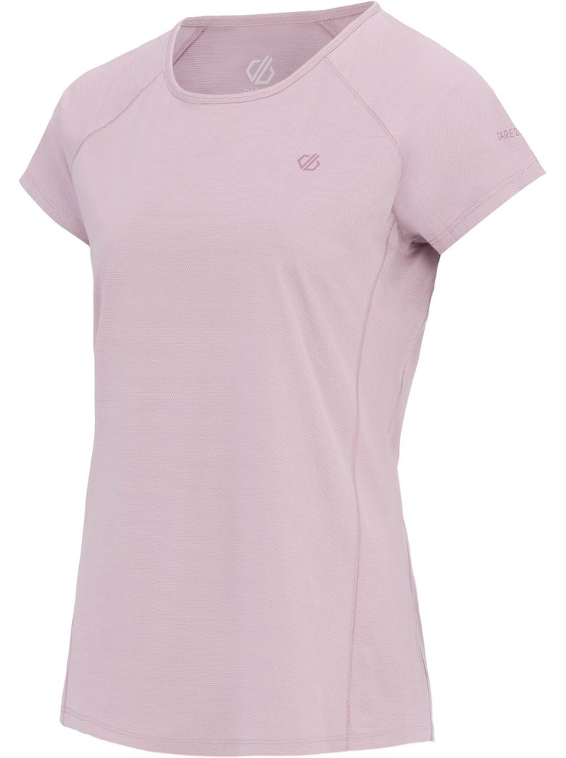 T-shirt de sport manches courtes corral - dare 2b Rose clair - Kiabi