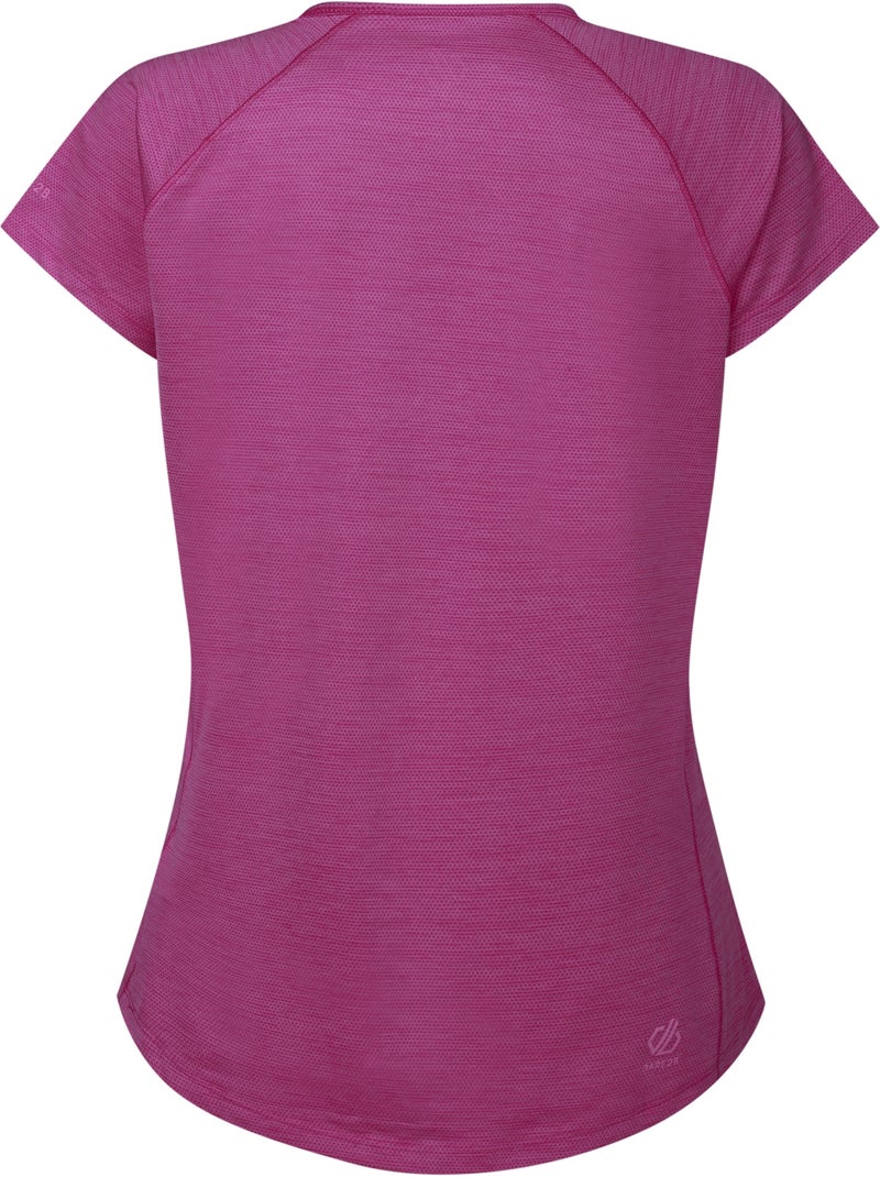 T-shirt de sport manches courtes corral - dare 2b Rose clair - Kiabi