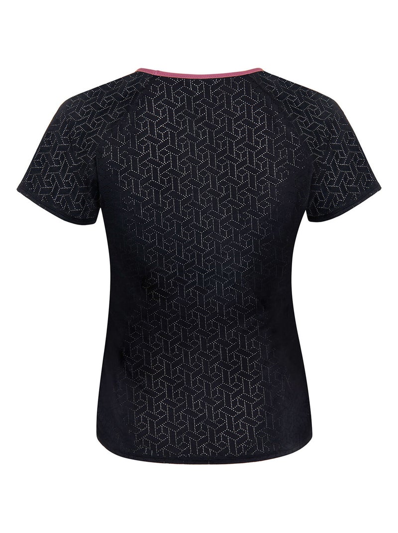 T-shirt de sport manches courtes Playful Noir - Kiabi