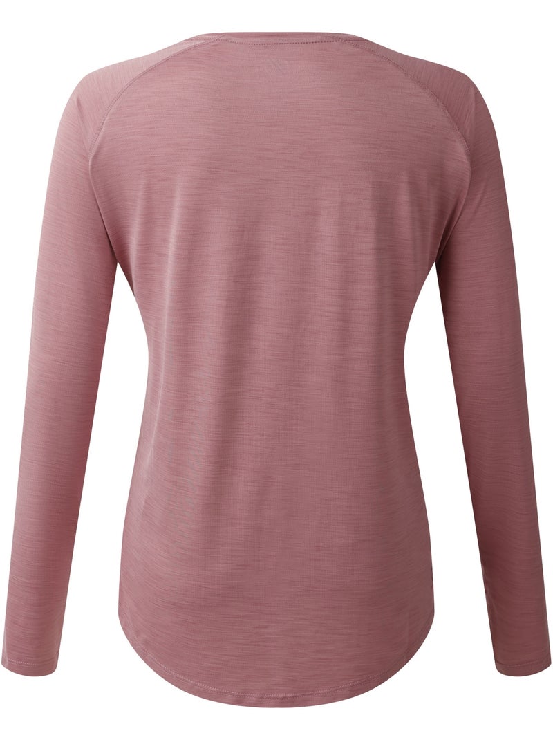 T-shirt de sport manches longues discern - dare 2b Mauve lilas - Kiabi