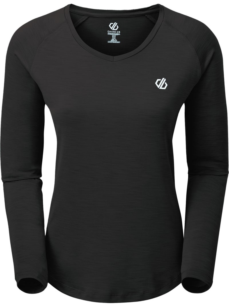 T-shirt de sport manches longues discern - dare 2b Noir - Kiabi