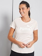 tee shirt puma femme jaune