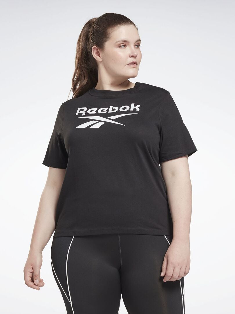 T-shirt de sport 'Reebok' à col rond Noir - Kiabi